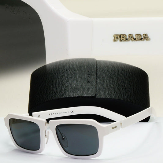 Prada Sunglasses 2019 White Square Black PR09XS SPR 09X 4AO-5S0 120824