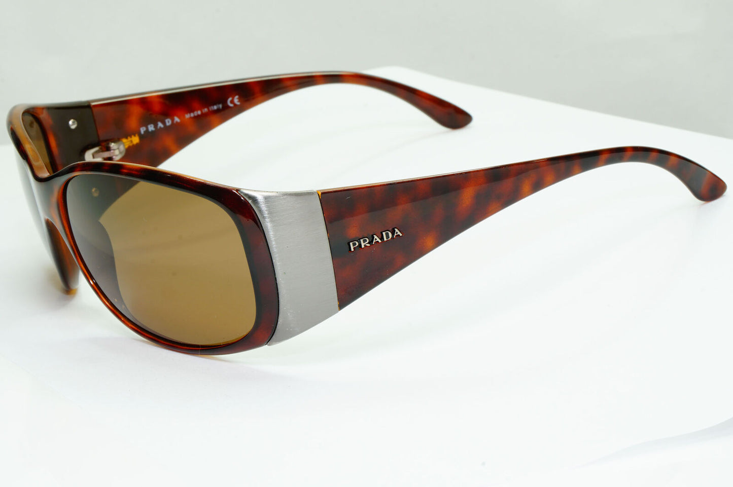 Prada 2005 Sunglasses Vintage Brown Tortoiseshell PR07GS SPR 07G 2AU-2Z1 190123