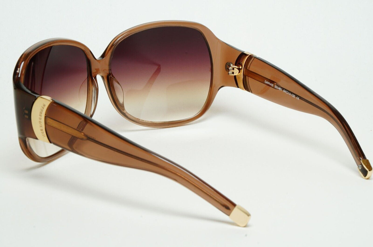 Dyrberg Kern Sunglasses Brown Transparent Gradient Large Darias 321461 211124