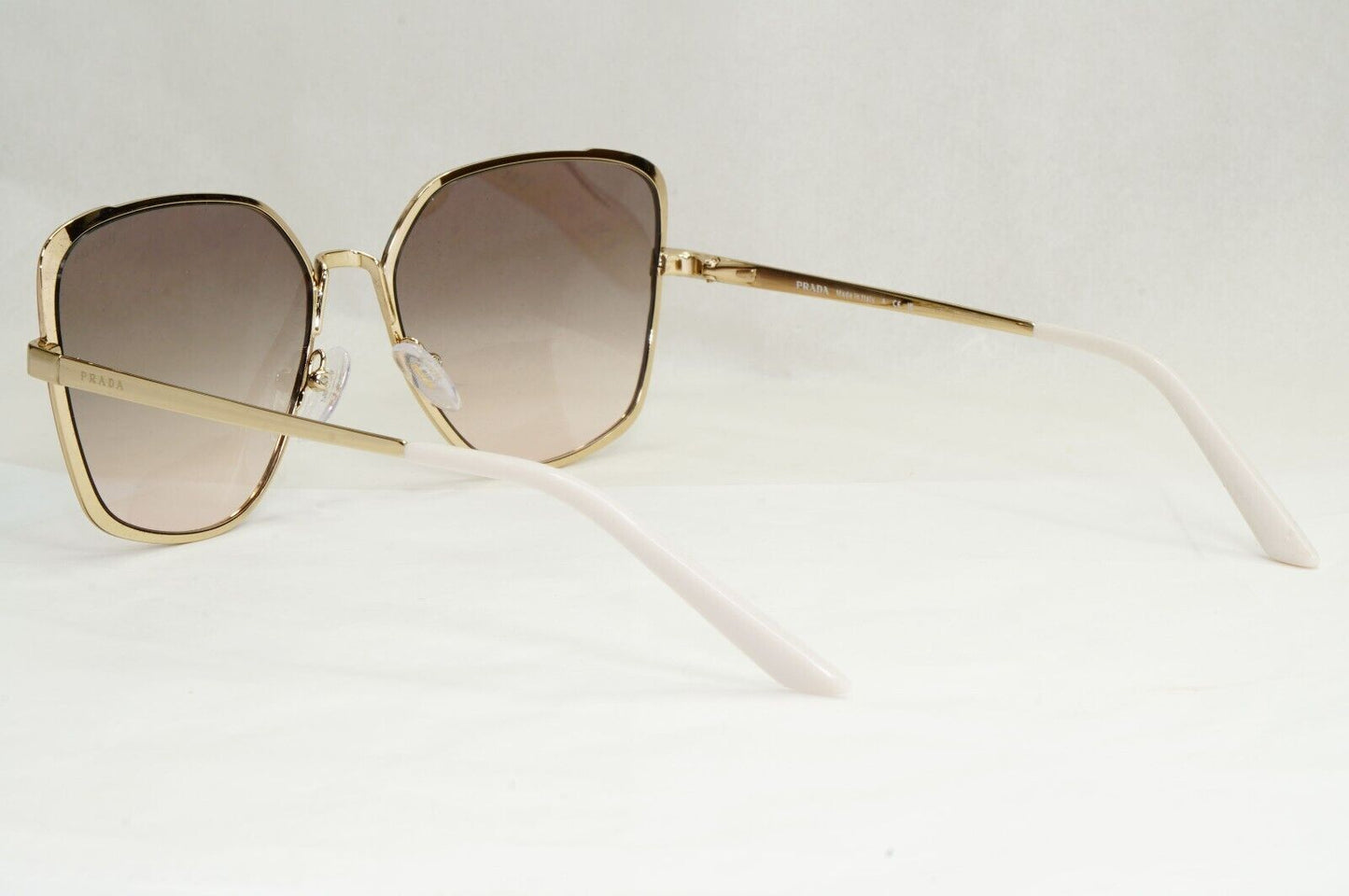Prada Sunglasses Gold Square Metal Grey Pink Gradient PR60XS SPR 60X 07B-4K0