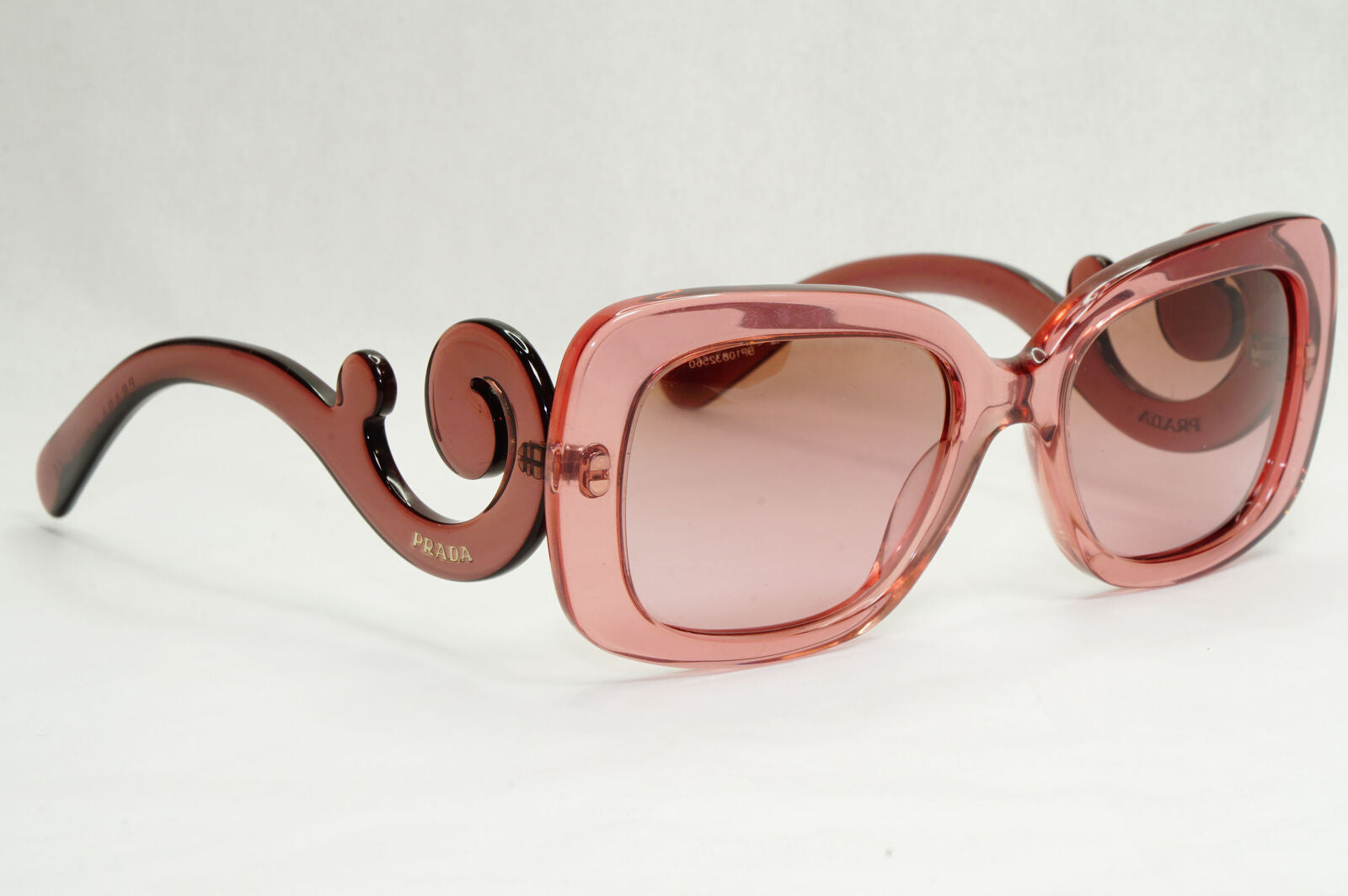 Prada Sunglasses Baroque Swirl Pink Transparent PR27OS SPR 27O CAI-5P1 130124