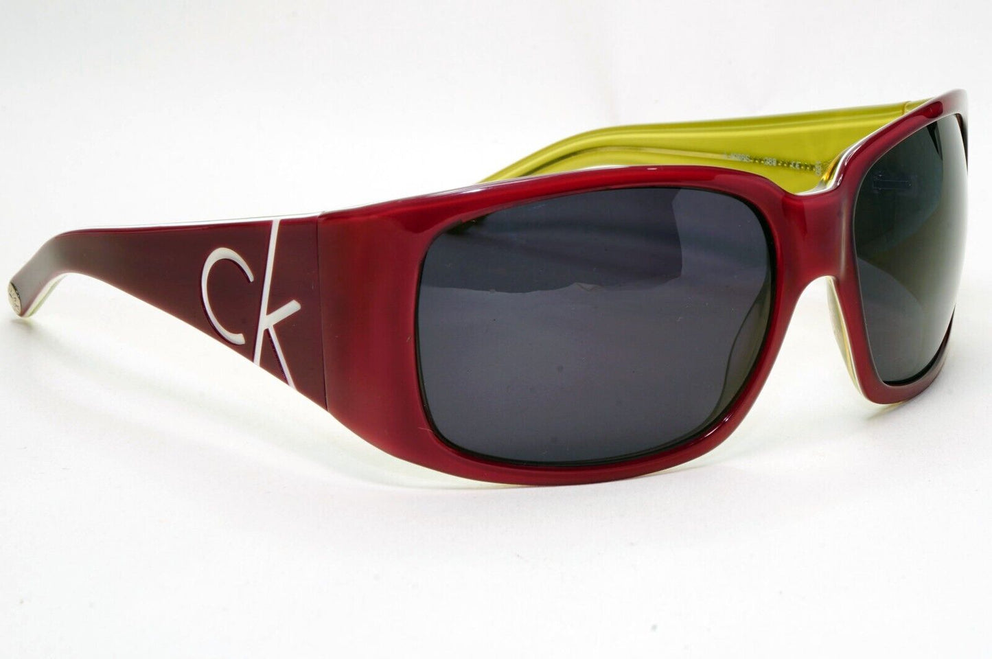Calvin Klein Sunglasses 2005 Vintage Dark Red Black Unisex CK4066S 288 121124