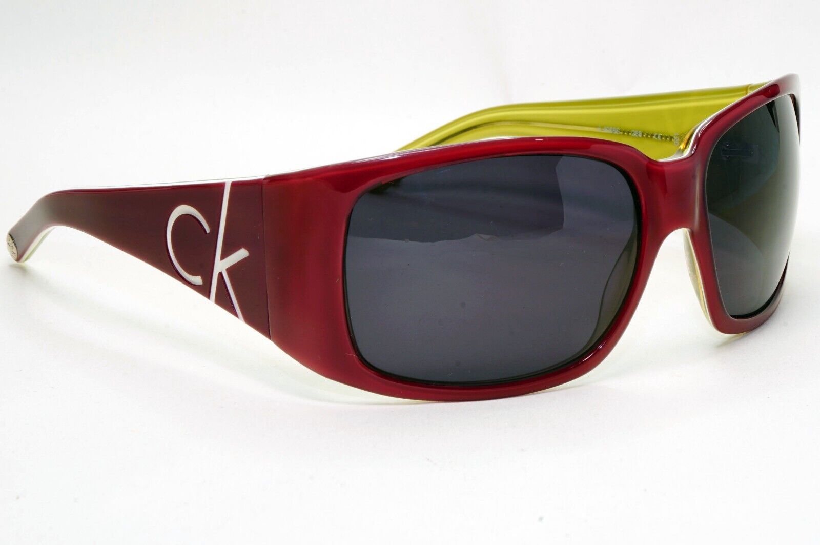 Calvin Klein Sunglasses 2005 Vintage Dark Red Black Unisex CK4066S 288 121124