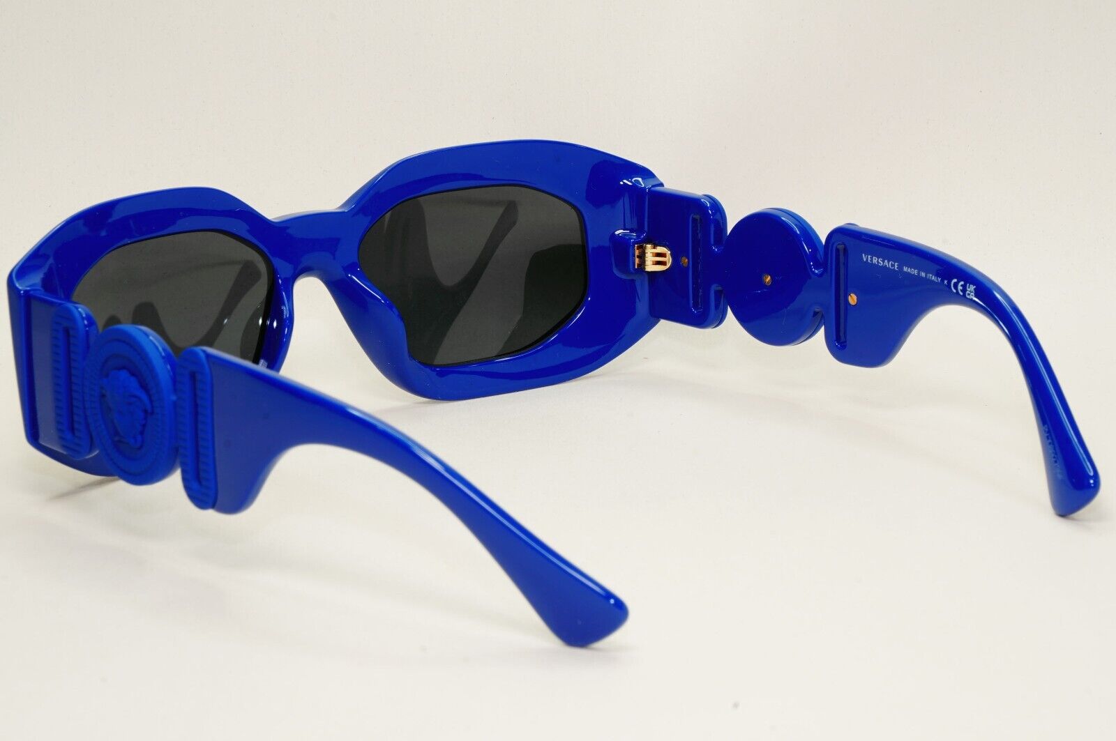 Versace Sunglasses Blue Biggie Medusa Oversized Unisex MOD VE 4425U 5368/87