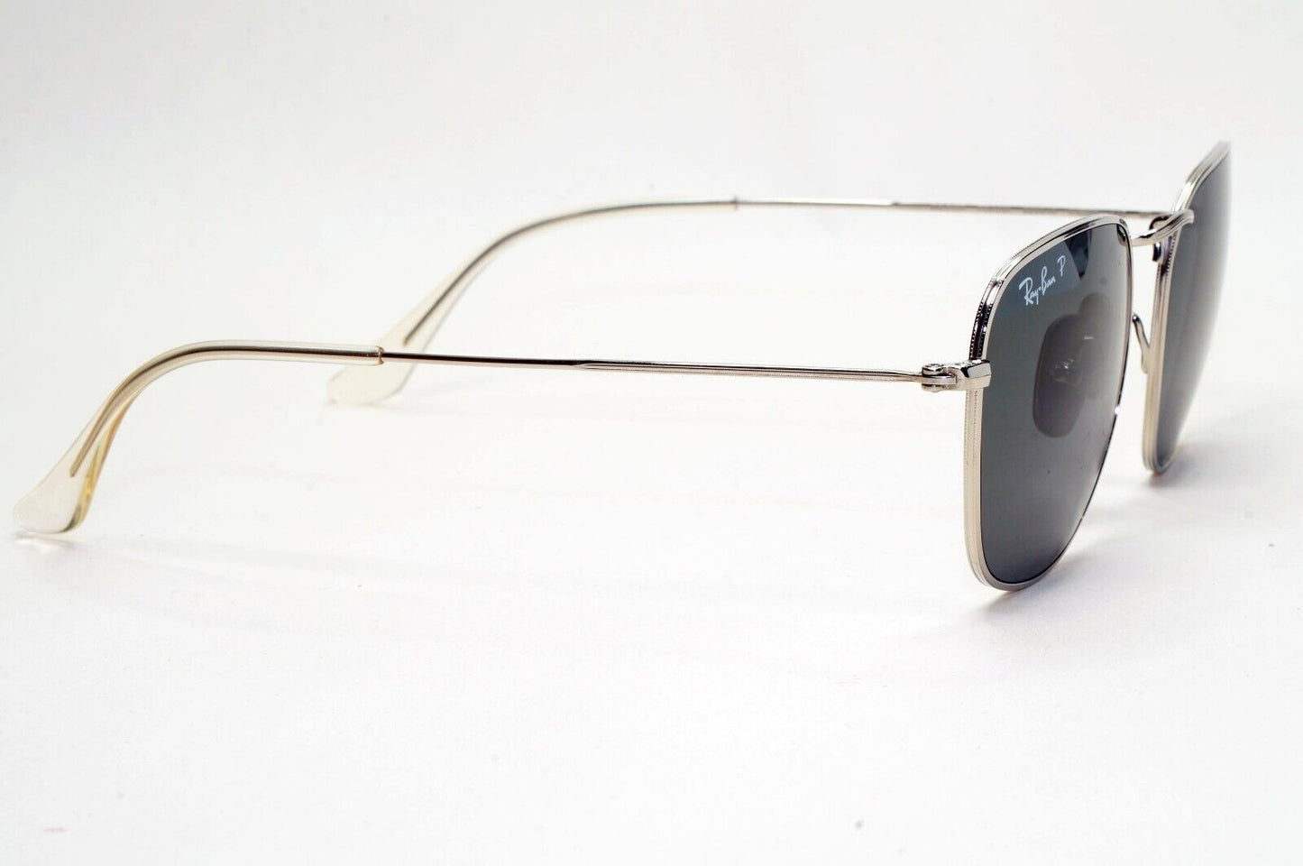 Ray-Ban Sunglasses Frank Titanium Polarized Silver Black RB 8157 9209/48 51mm