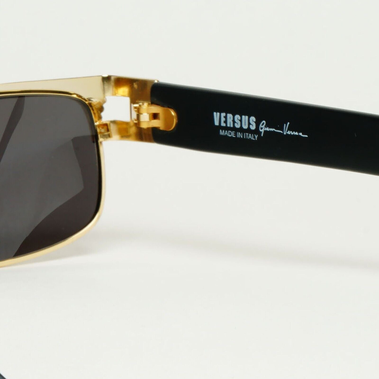 Versus Sunglasses 1996 by Gianni Versace Vintage Gold Black MOD F27 COL 39M