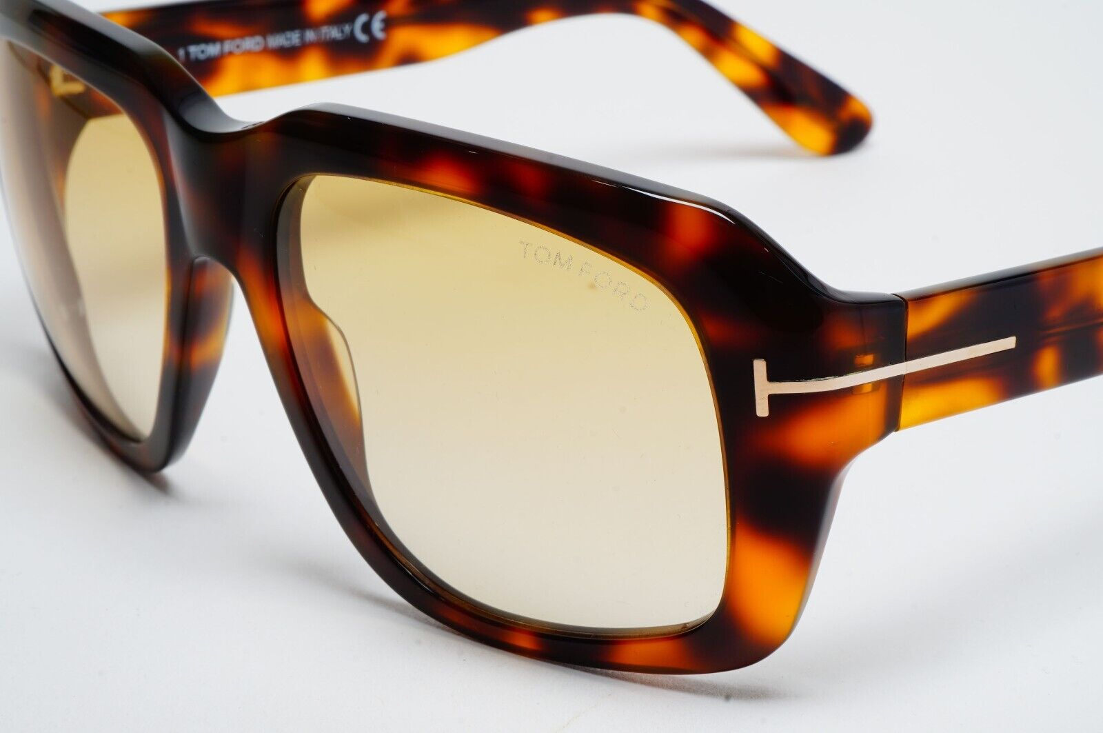 Tom Ford Sunglasses Bailey-02 Brown Tortoiseshell Yellow FT0885 TF 885 53F