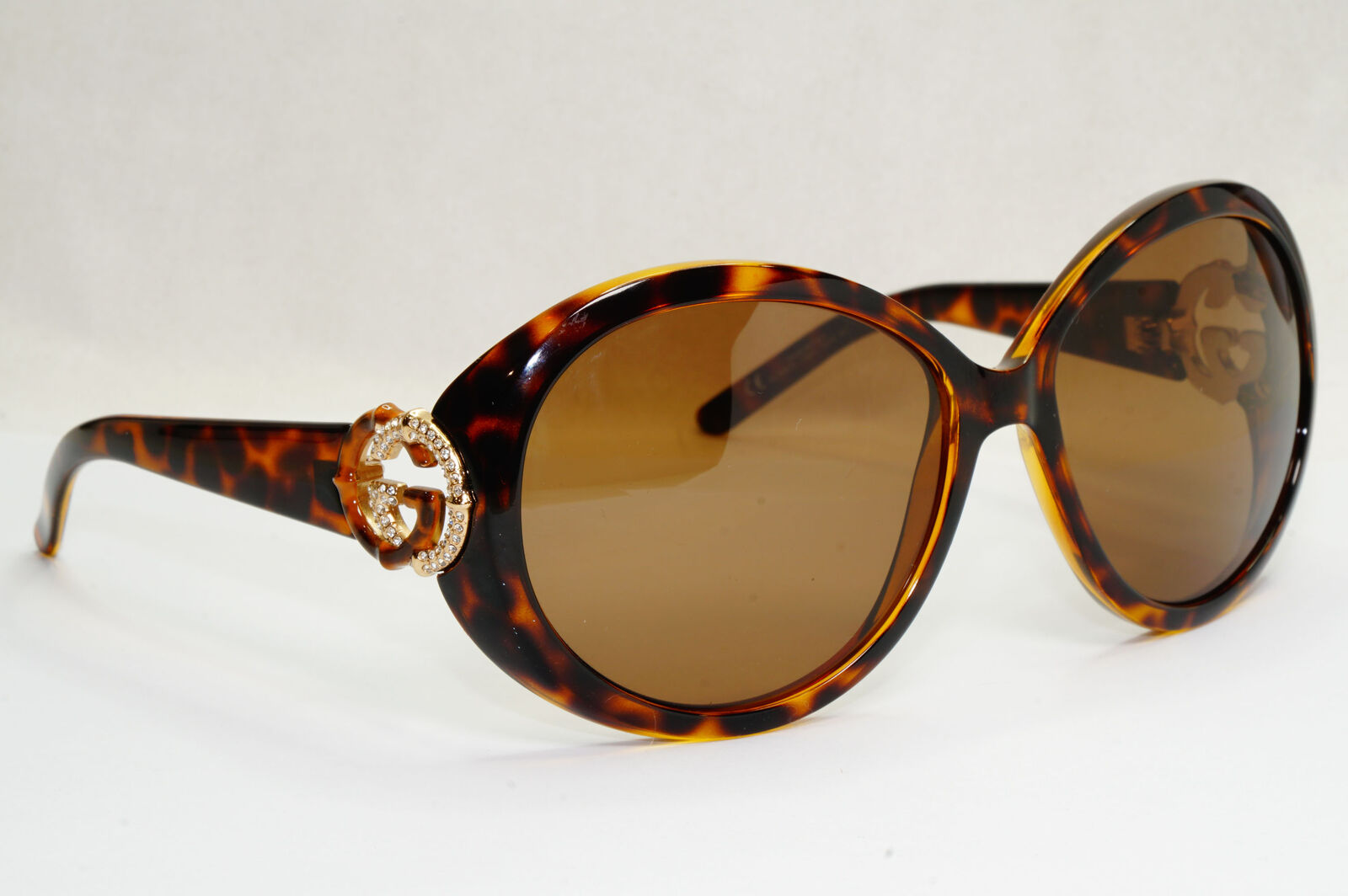 Gucci Sunglasses 2009 Vintage Brown Tortoise Gold Large GG 3069/S V08CC 180224