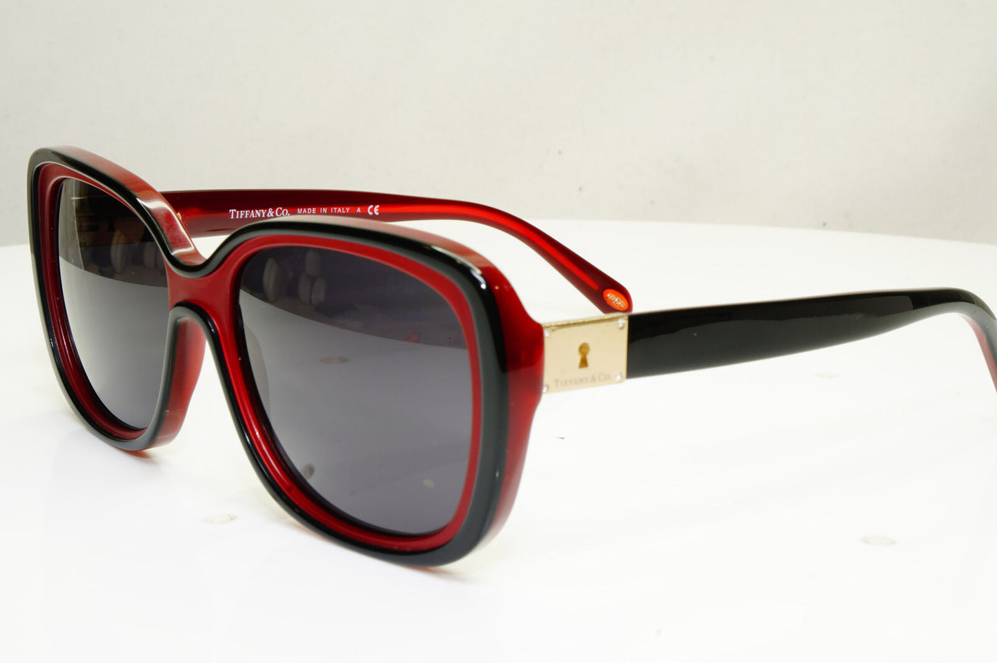 Authentic Tiffany & Co Womens Sunglasses Black Gold Locks TF 4091 8156/3C 30361