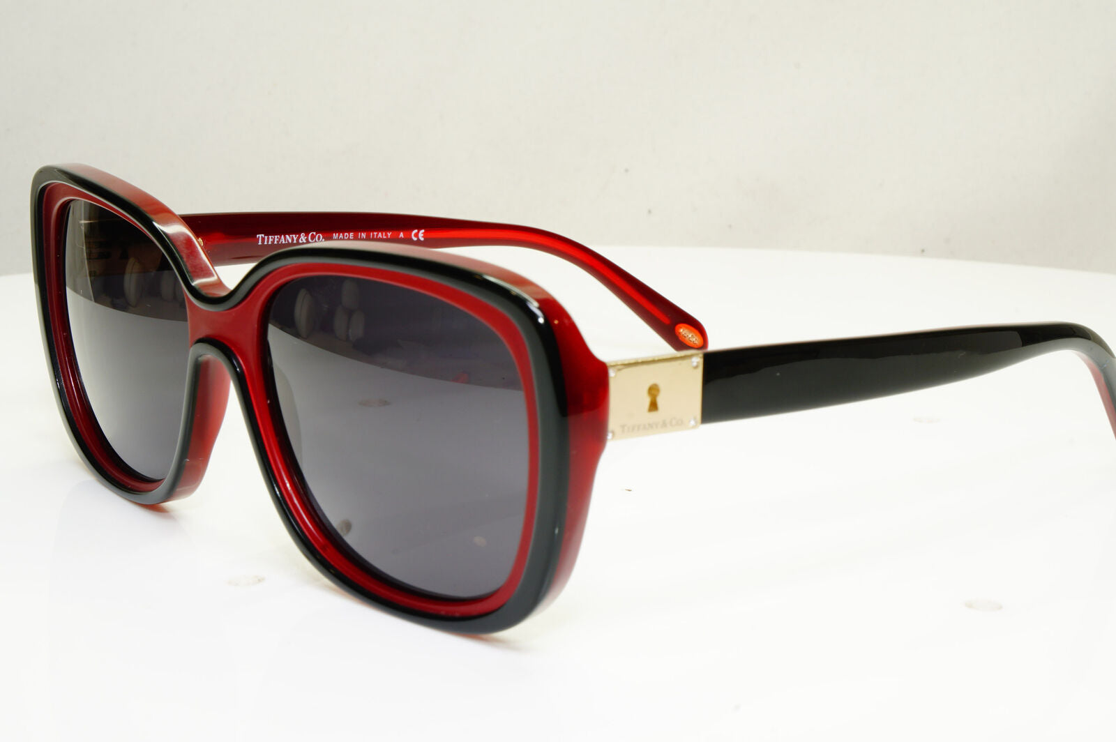 Authentic Tiffany & Co Womens Sunglasses Black Gold Locks TF 4091 8156/3C 30361
