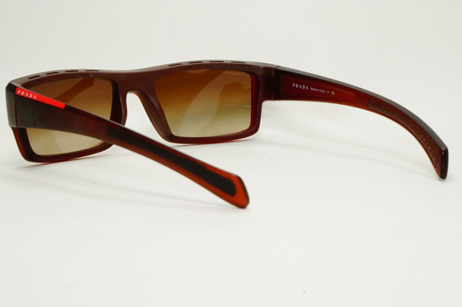 Prada Sunglasses 2007 Vintage Rectangle Brown PS05IS SPS 05I ZVF-6S1 061024