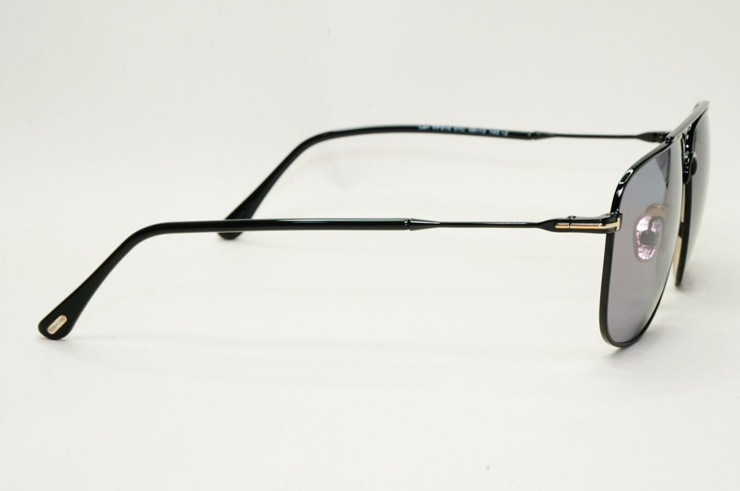 Tom Ford Sunglasses Len Black Grey Mirror Pilot Navigator FT0815 TF 815 01C 58mm