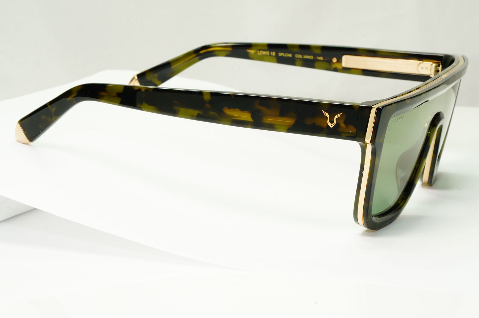 Police Lewis Hamilton F1 Sunglasses Brown Green Tortoise Shield SPL C46 COL VANG