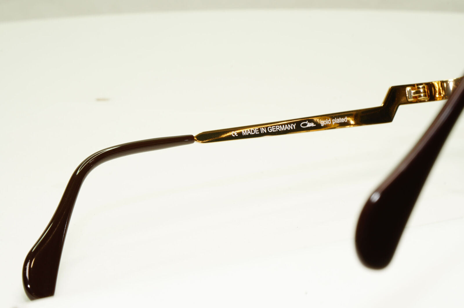 Cazal 24K Gold Plated Sunglasses Grey Gradient Smoke Mens Pilot MOD 9083 COL 002