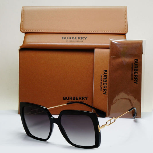 Burberry Sunglasses Luna Black Square Grey Gradient BE 4332 3001/8G 57mm