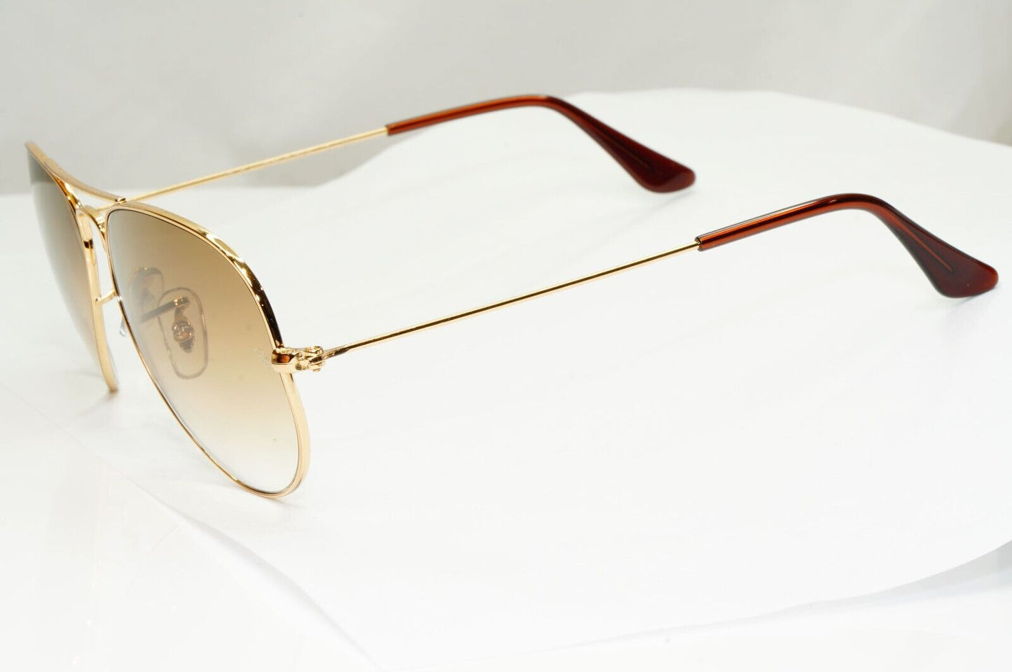 Ray-Ban Sunglasses Aviator Gold Brown Gradient RB 3025 Aviator 001/51 55mm Small