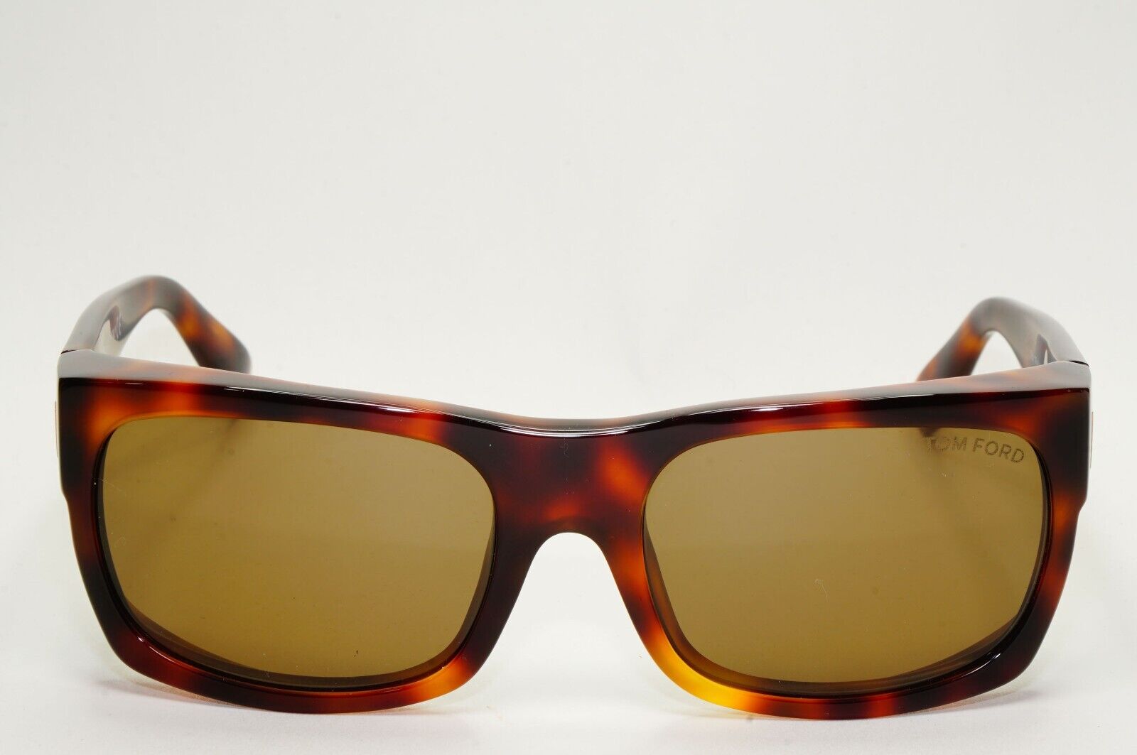 Tom Ford Sunglasses Toby Dark Brown Havana Square Acetate FT0440 TF 440 53J