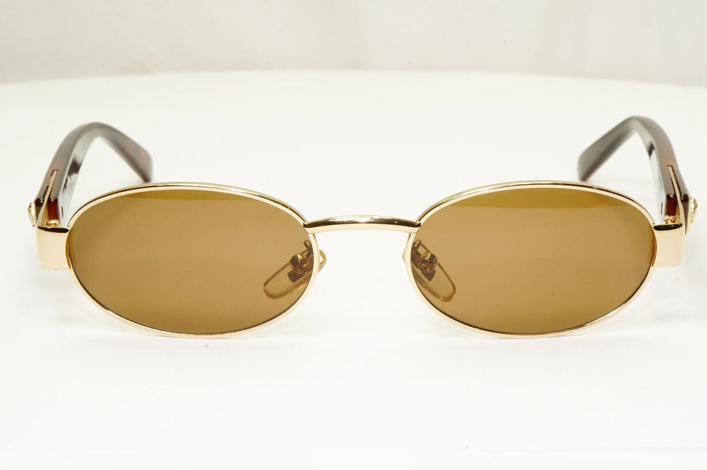 Gianni Versace 1996 Vintage Mens Metal Gold Medusa Sunglasses MOD X18 COL 030