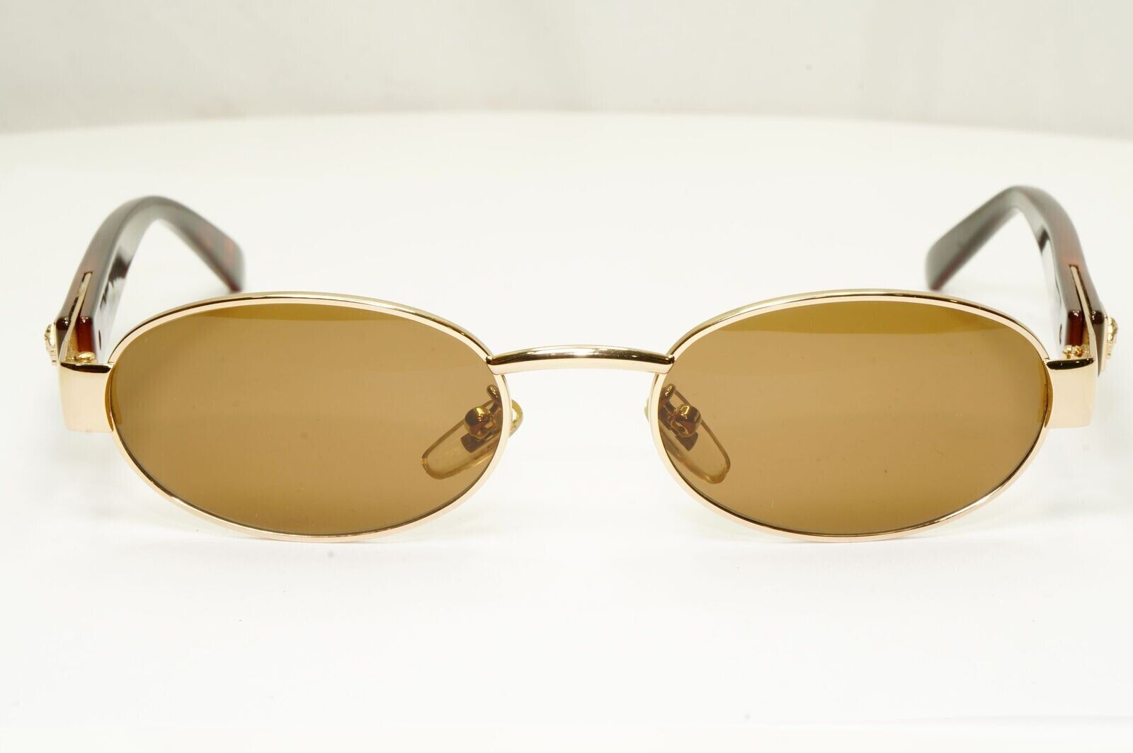 Gianni Versace 1996 Vintage Mens Metal Gold Medusa Sunglasses MOD X18 COL 030