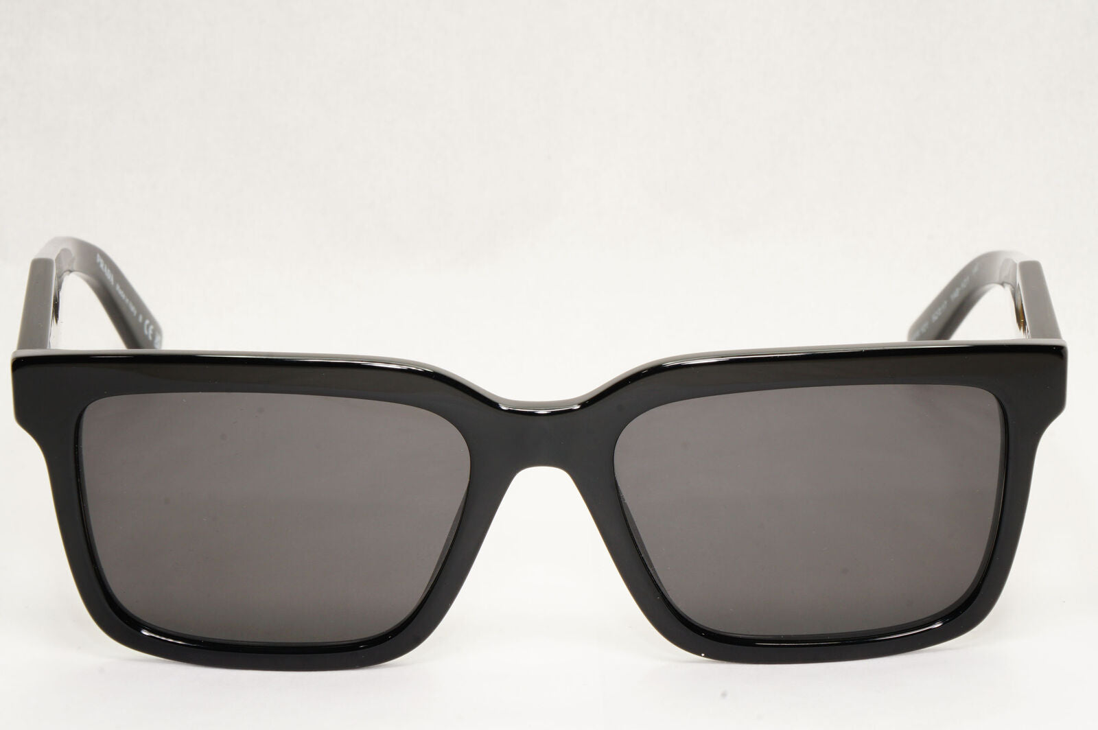 Prada Sunglasses Black Triangle Symbole Square PR10YV VPR 10Y 1AB-1O1 52mm