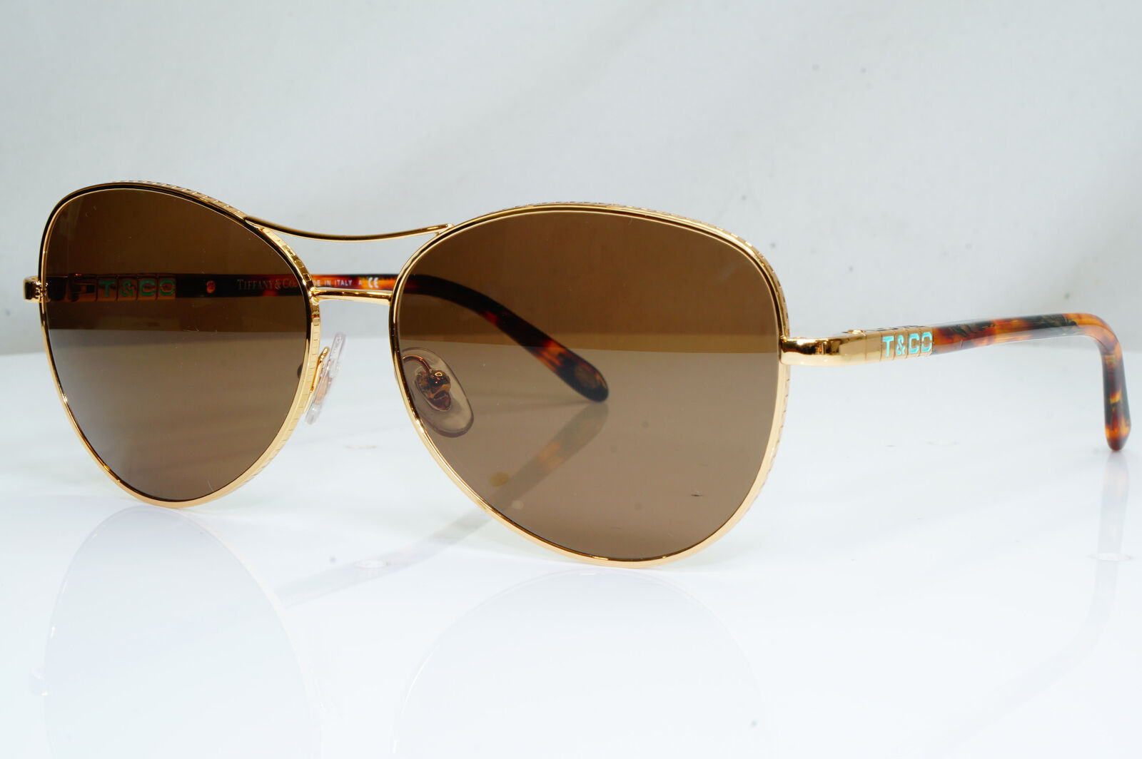 Authentic TIFFANY & CO Vintage Sunglasses Pilot LOVE TF 3041 6002/3B 29500
