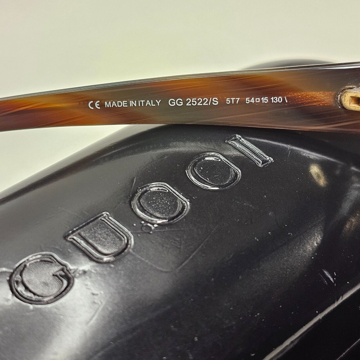 Gucci Sunglasses 1997 Vintage Brown Gold Small Rectangle GG 2522/S 5T7 230924