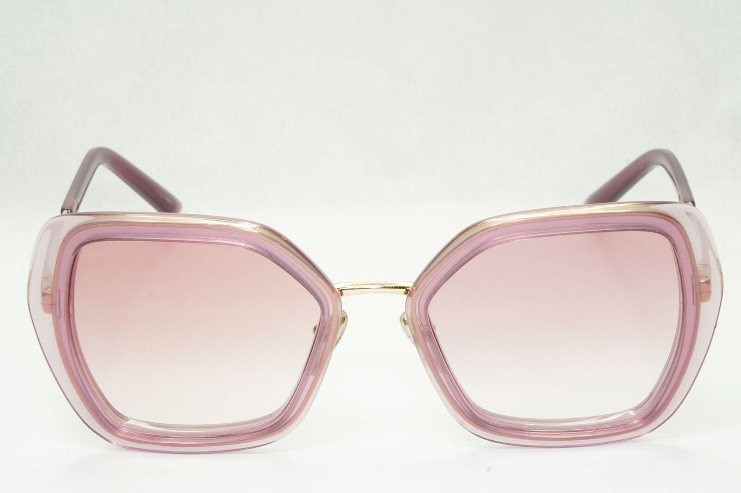 Prada Sunglasses Lilac Gold Buganville Opal Square PR53YS SPR 53Y 05Y-02O