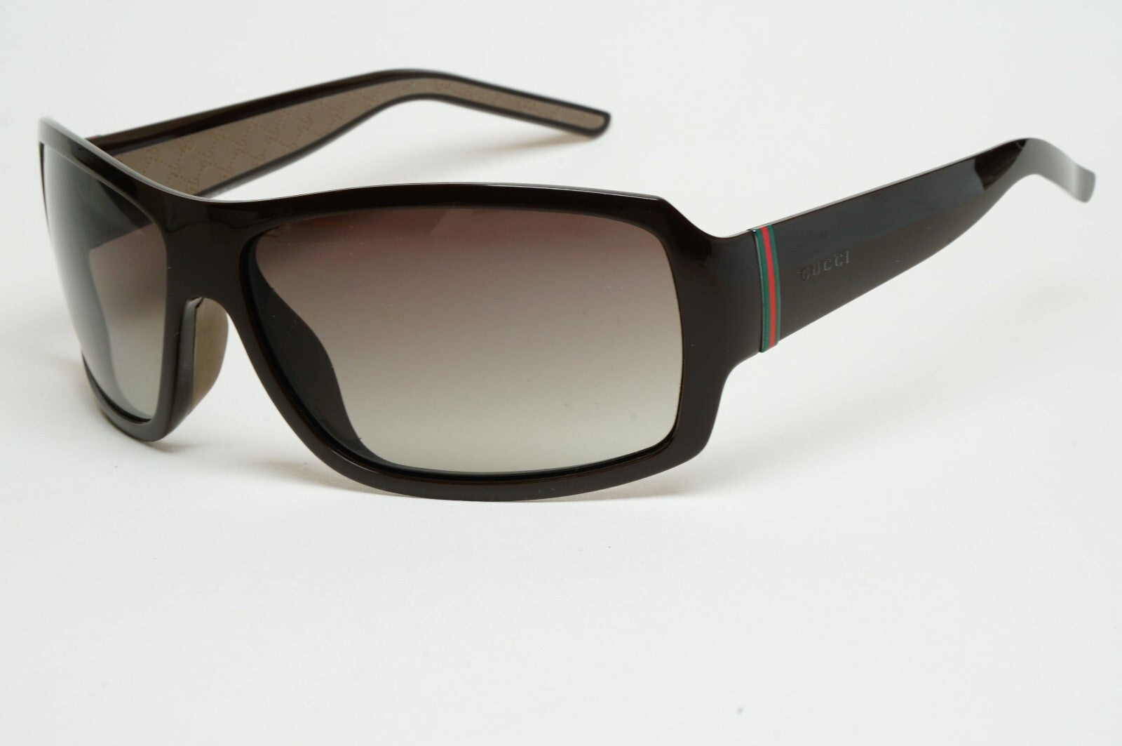 Gucci Sunglasses 2007 Vintage Dark Brown Wrap Gradient GG 1012/S COKDB 140325