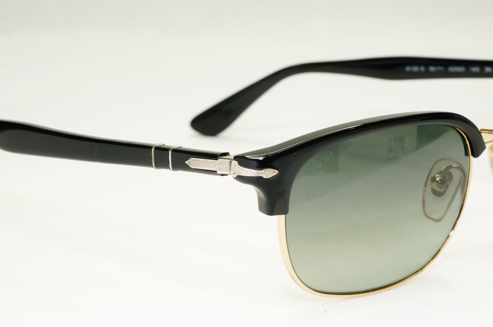 Persol Sunglasses 2015 Black Grey Gradient Rectangle Vintage 8139-S 95/71 52mm