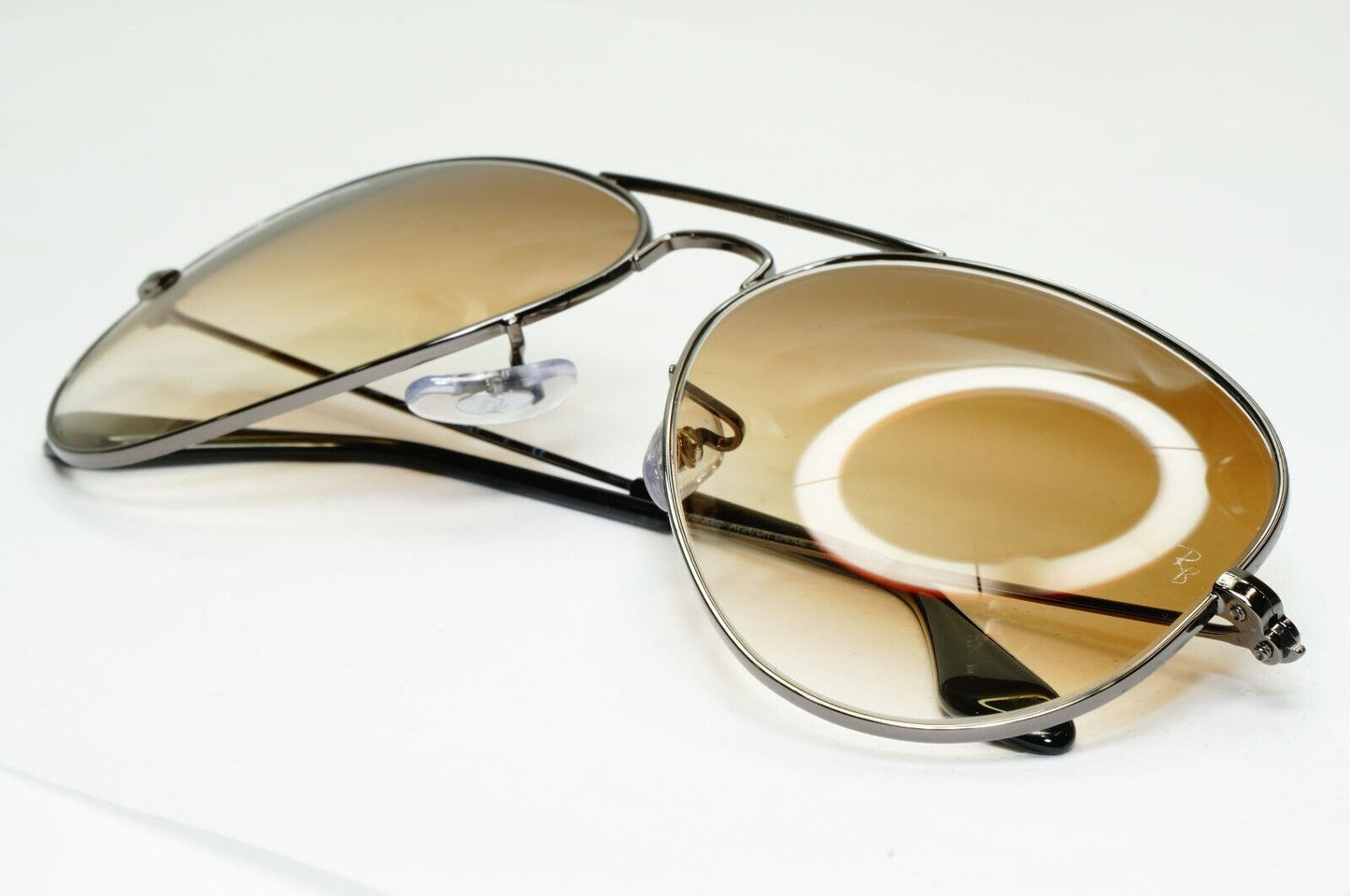 Ray-Ban Sunglasses Aviator Gunmetal Brown Gradient RB 3025 Aviator 004/51 58mm