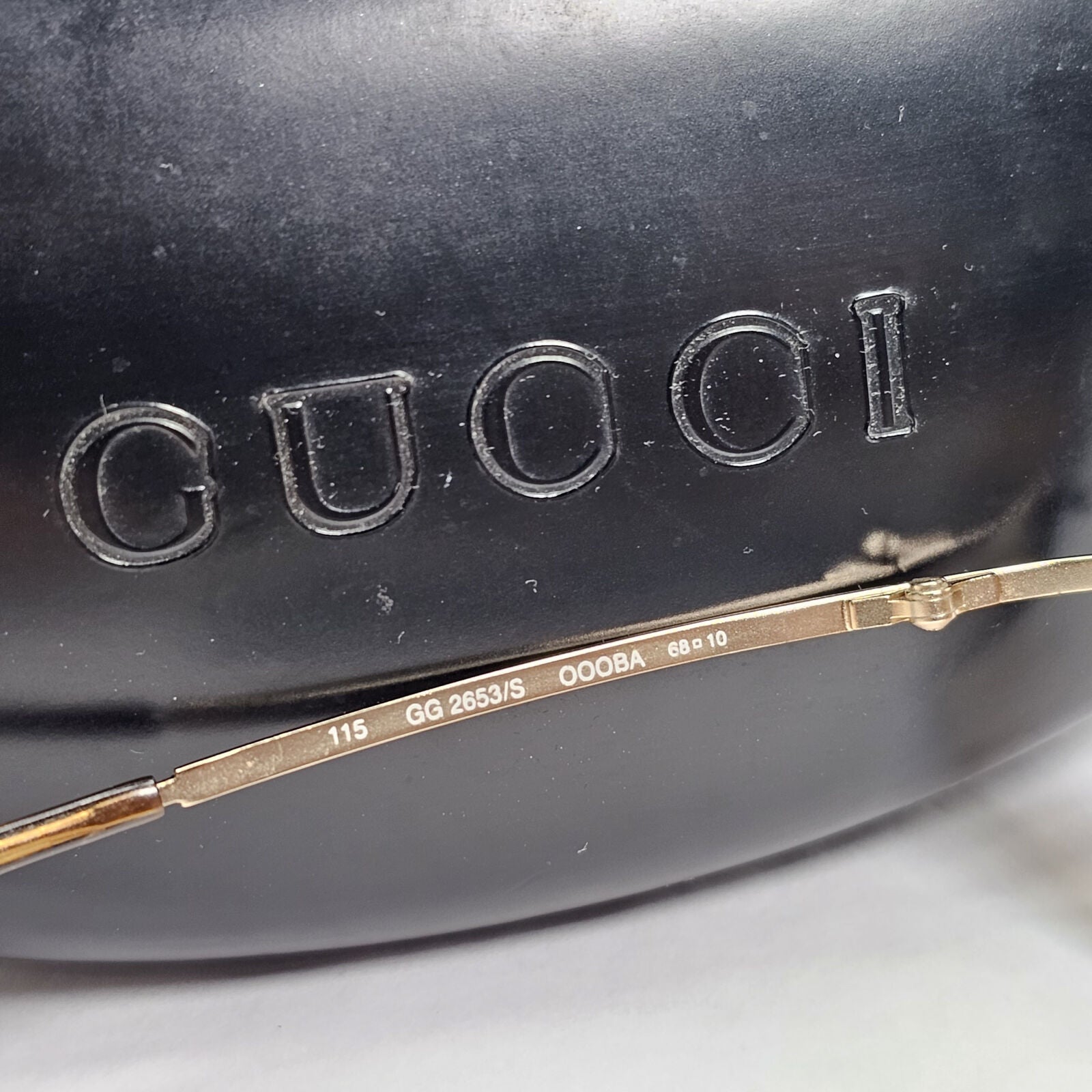 Gucci Sunglasses 2003 Vintage Wrap Gold Brown Gradient GG 2653/S OOOBA 130124