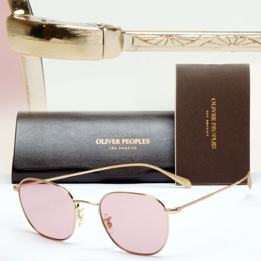 Oliver Peoples Sunglasses Clyne Gold Pink Wash Metal OV 1305 5320 49mm