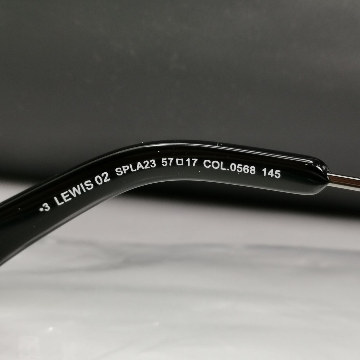 Police F1 Lewis Hamilton Sunglasses Black Gunmetal Grey Square SPL A23 COL 0568