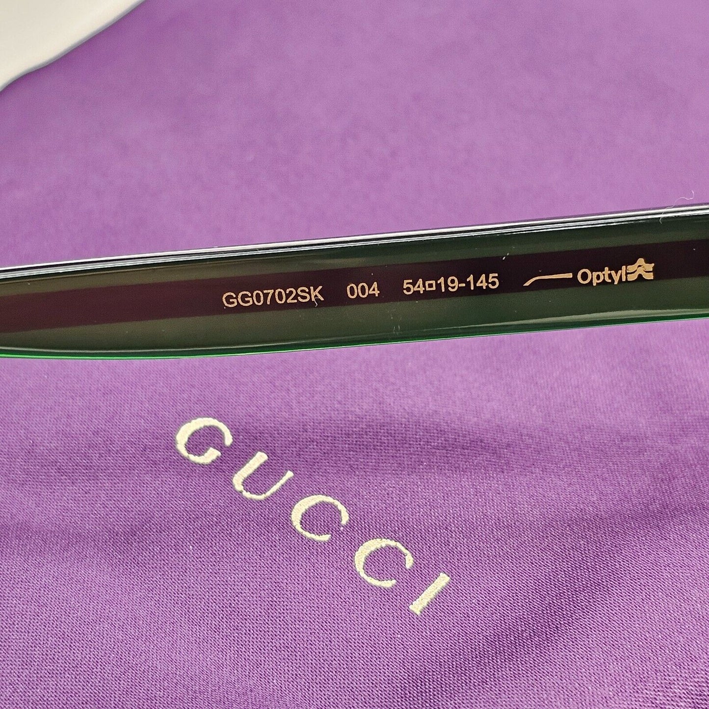 Gucci Sunglasses 2020 Black Green Red Grey Gradient GG0702SK 004 54mm 151024