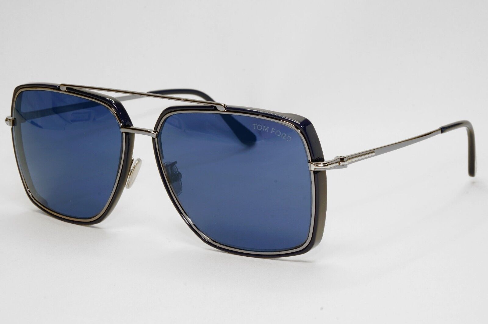 Tom Ford Sunglasses Lionel Dark Blue Silver Gunmetal FT0750-F TF 750-F 90V 62mm
