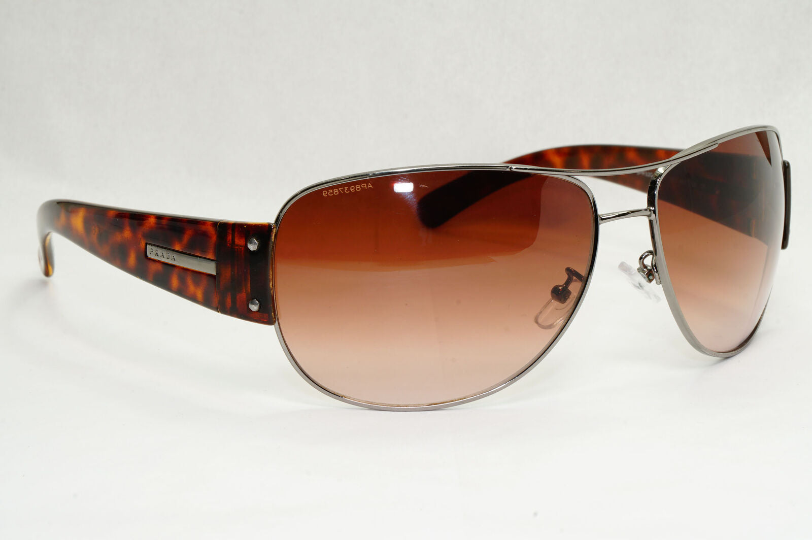 Prada Sunglasses 2006 Vintage Brown Pilot Tortoise PR52GS SPR 52G 5AV-6S1 270124