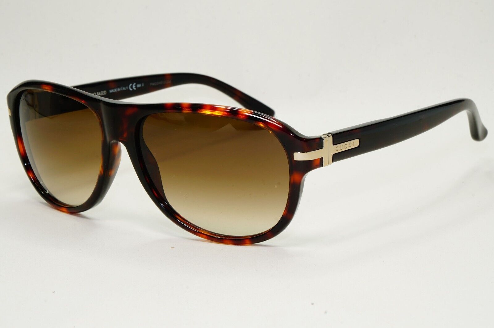 Gucci Sunglasses 2012 Vintage Brown Gold Pilot Unisex GG 1051/S WR9CC 171024
