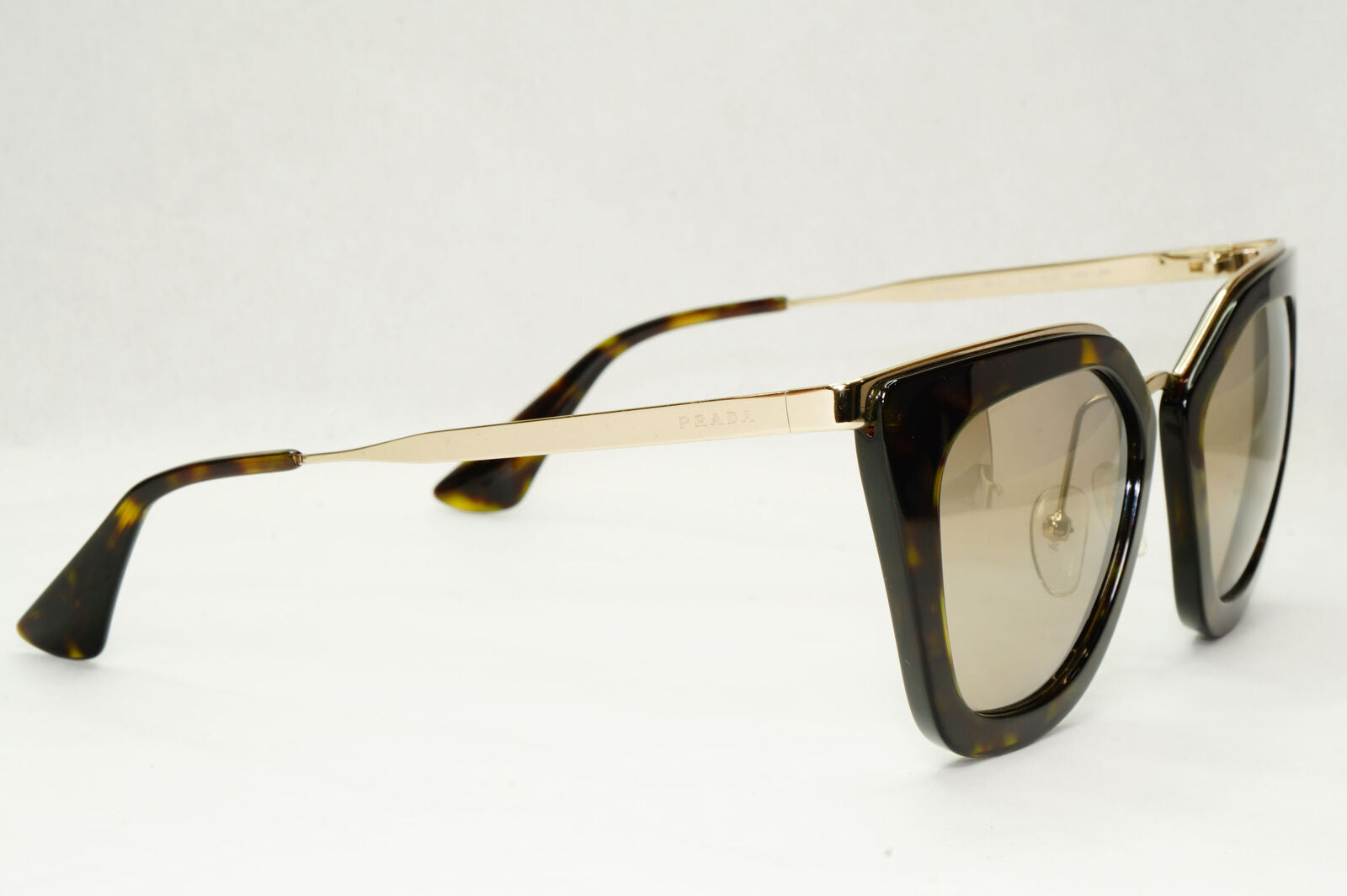 Prada Sunglasses Brown Gold Mirror Cinema Catwalk PR53SS SPR 53S 2AU-6O0