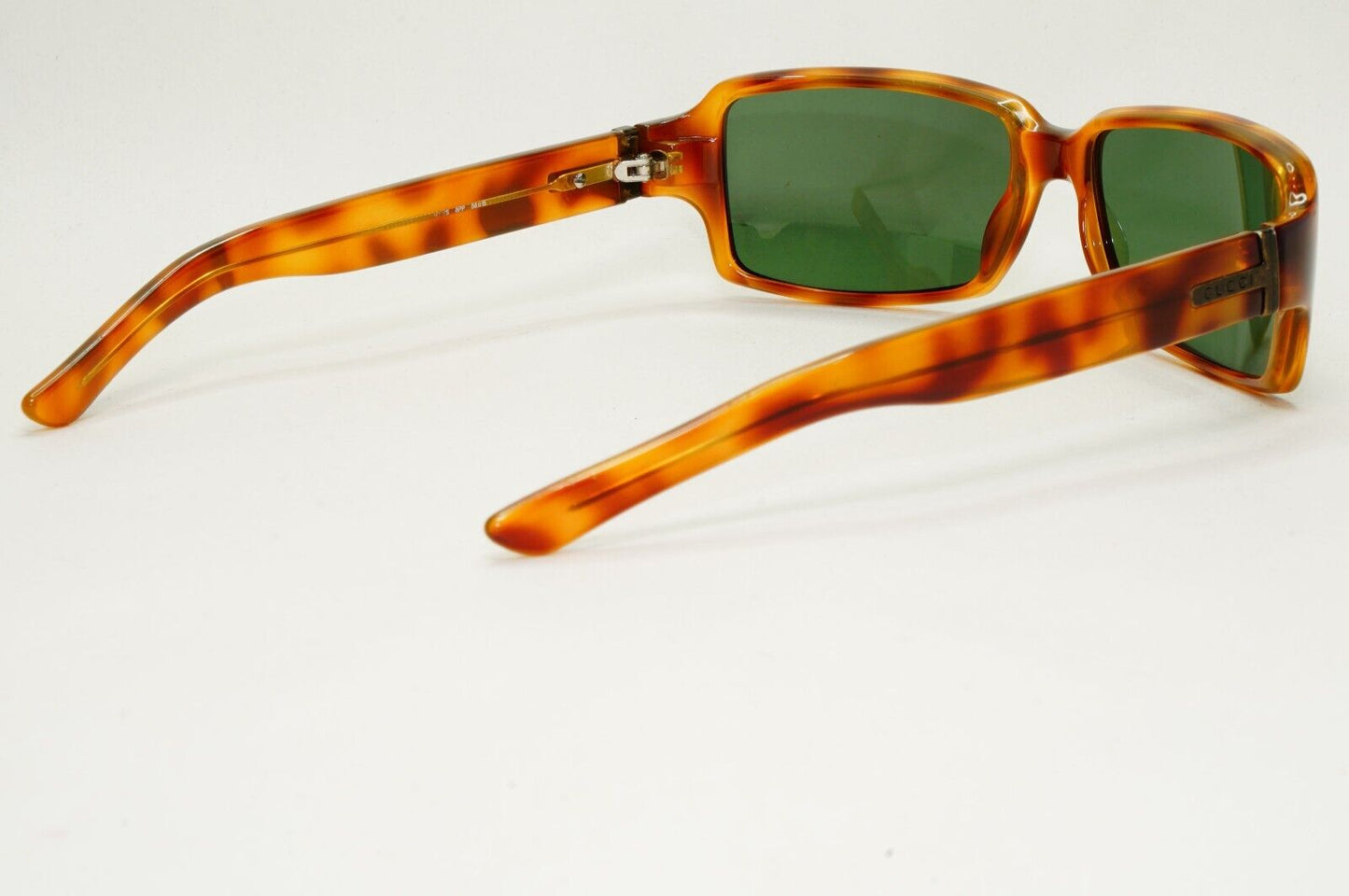 Gucci Sunglasses 1997 Vintage Brown Green Rectangle Small GG 1451/S 8PP 041124