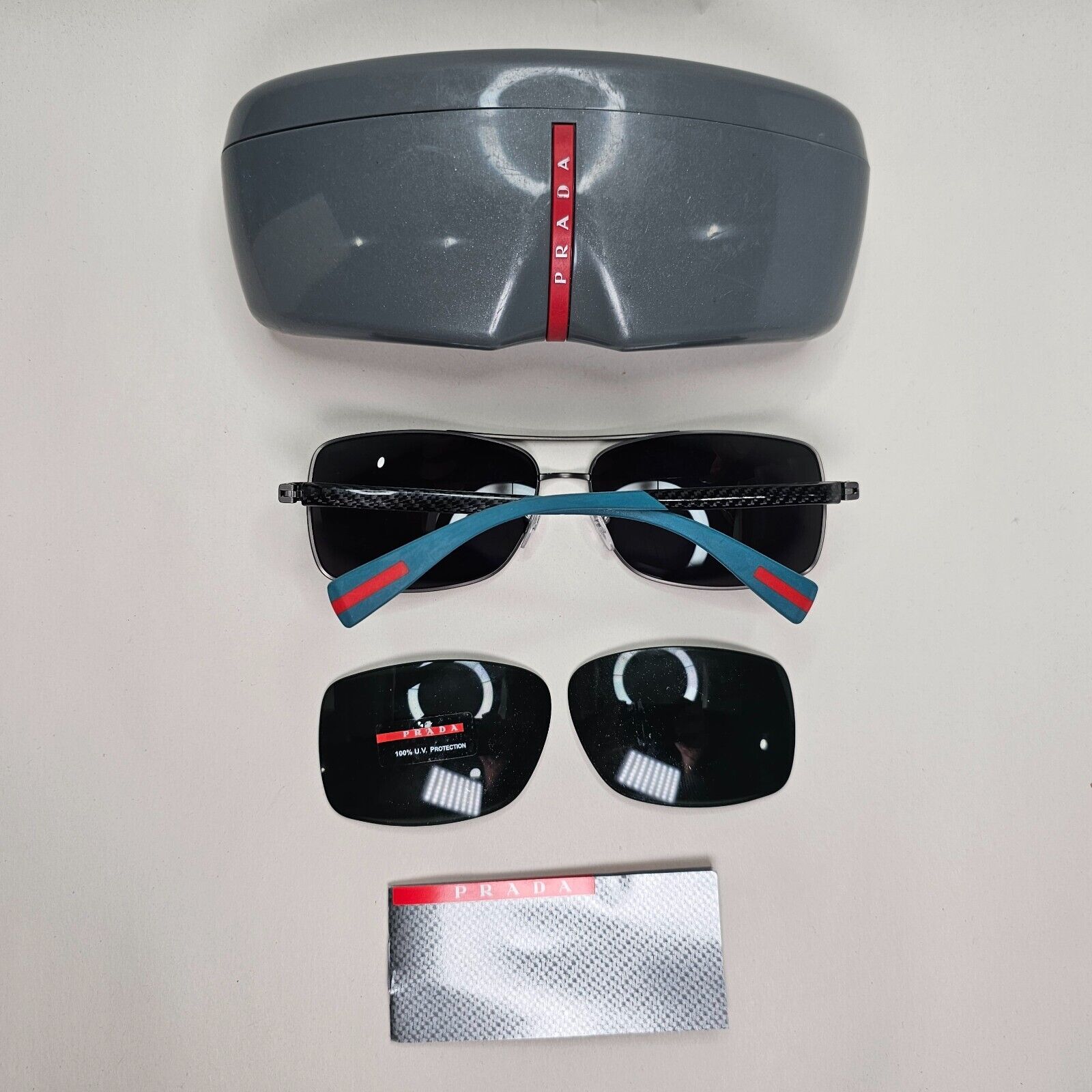Prada Sunglasses 2013 Vintage Carbon Fibre Black PS50OS SPS 50O DG1-3O1 131024