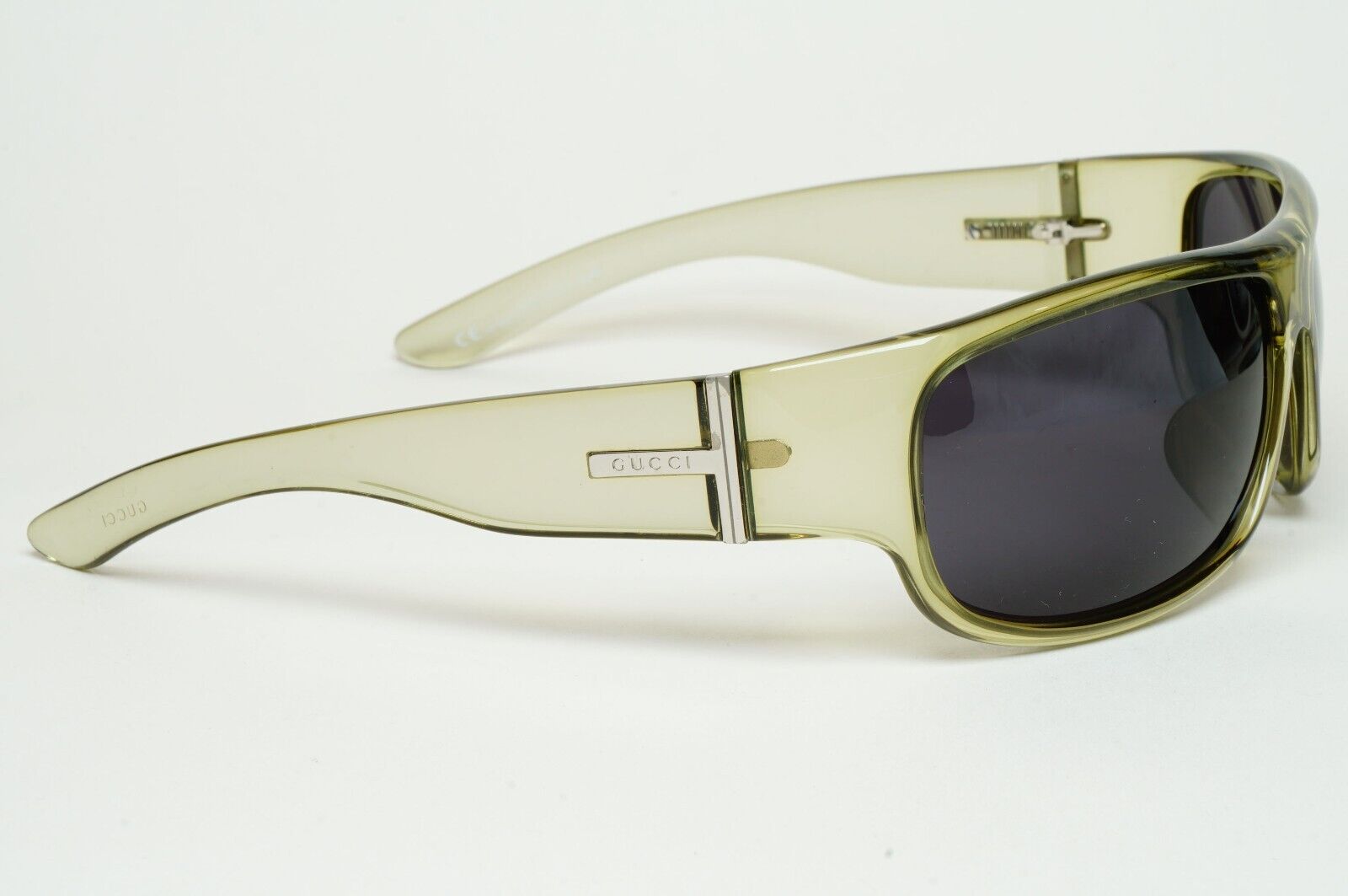 Gucci Sunglasses 1999 Vintage Green Black Wrap GG 1568/S CBSBN 120125