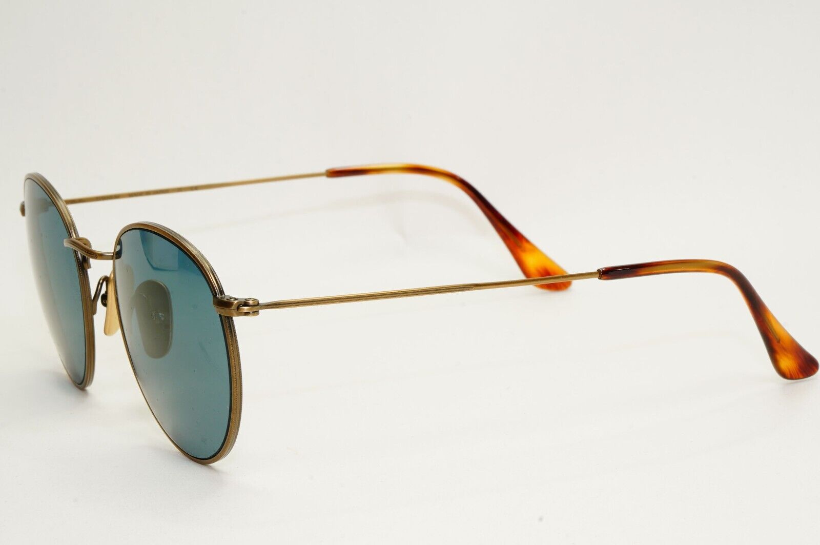 Ray-Ban Sunglasses Round Titanium Polarised Bronze Blue RB 8247 9207/T0 50mm