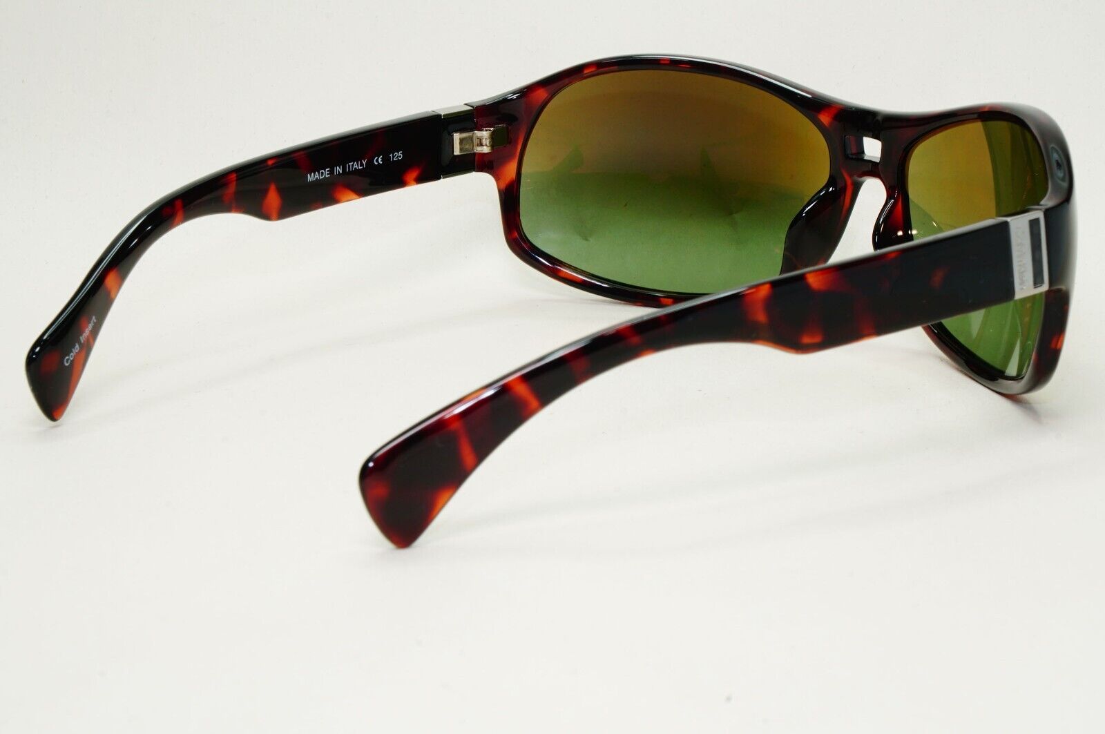 Calvin Klein Sunglasses 2005 Vintage Brown Tortoise Green Wrap 849S 068 121124