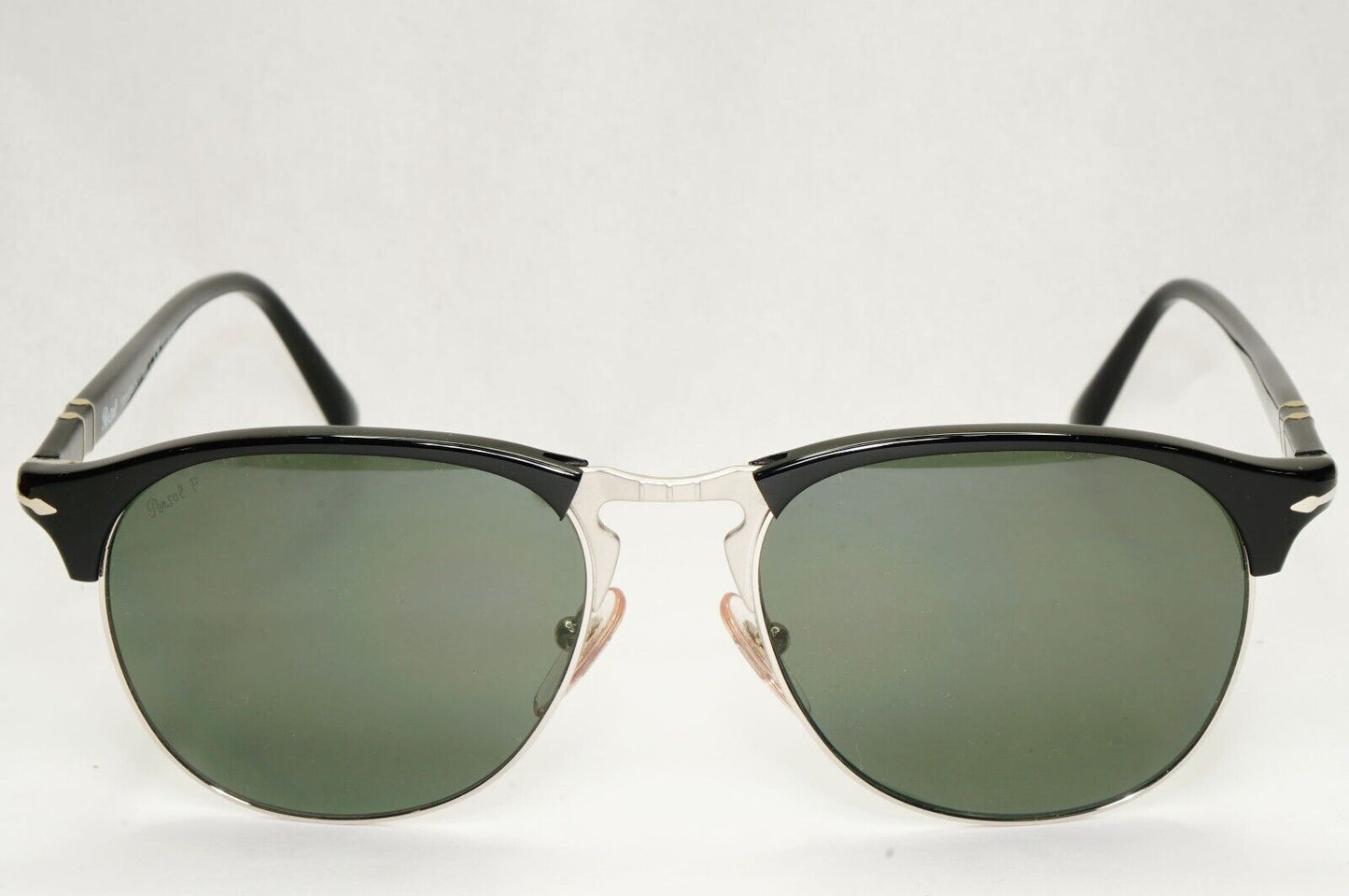 Persol Sunglasses 2015 Polarized Black Green Grey Silver 8649-S 95/58 56mm