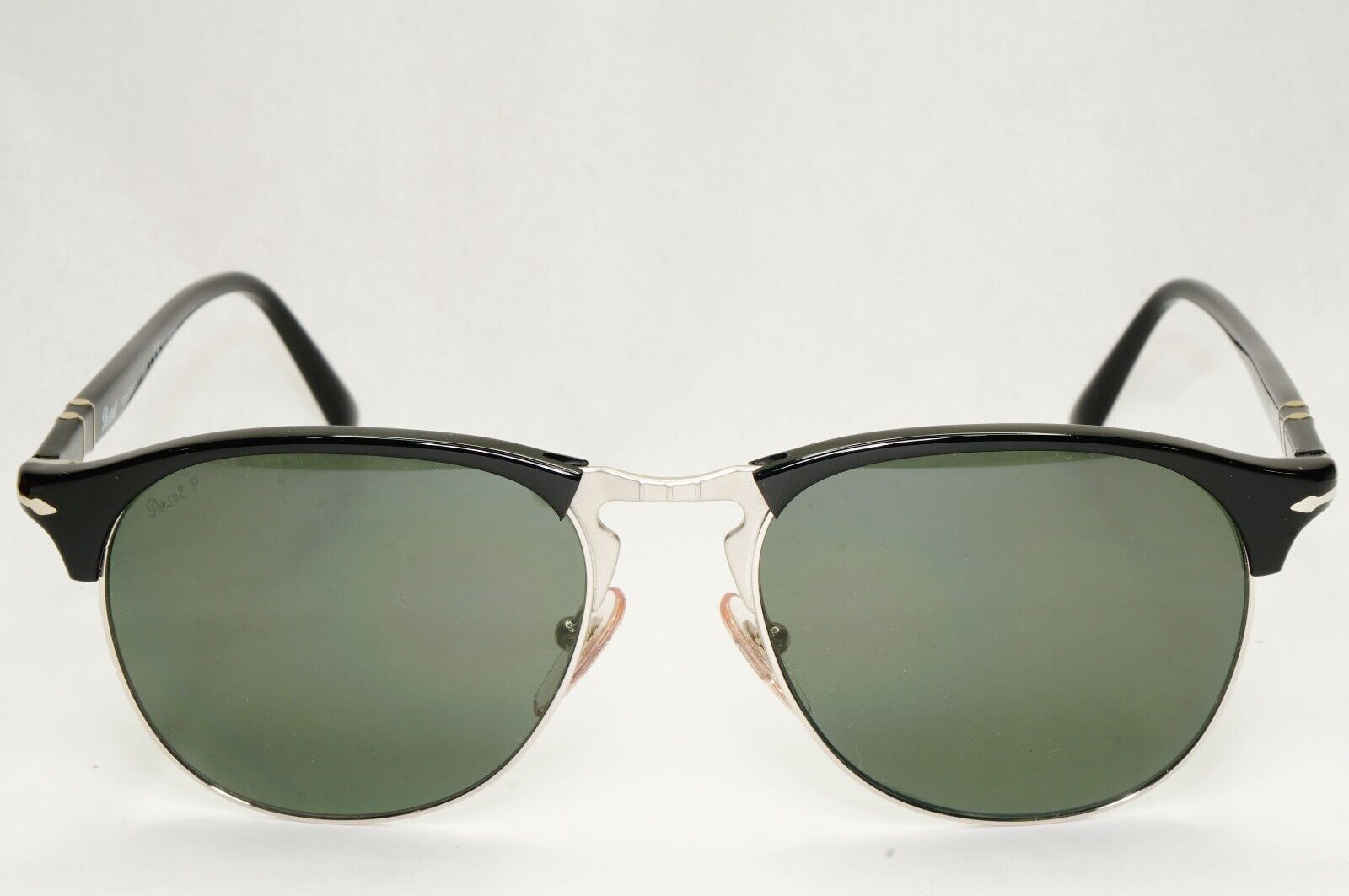 Persol Sunglasses 2015 Polarized Black Green Grey Silver 8649-S 95/58 56mm