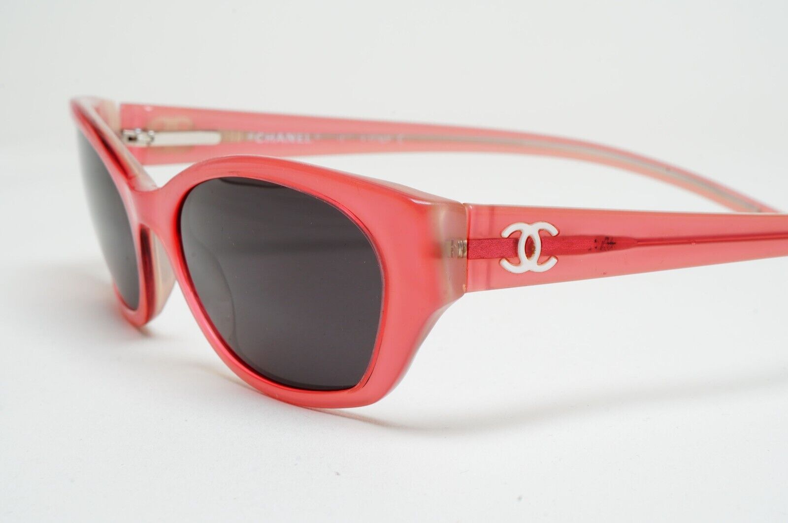 Chanel Sunglasses 2008 Vintage Pink Mother of Pearl Black 5075-H c.709/11 050225