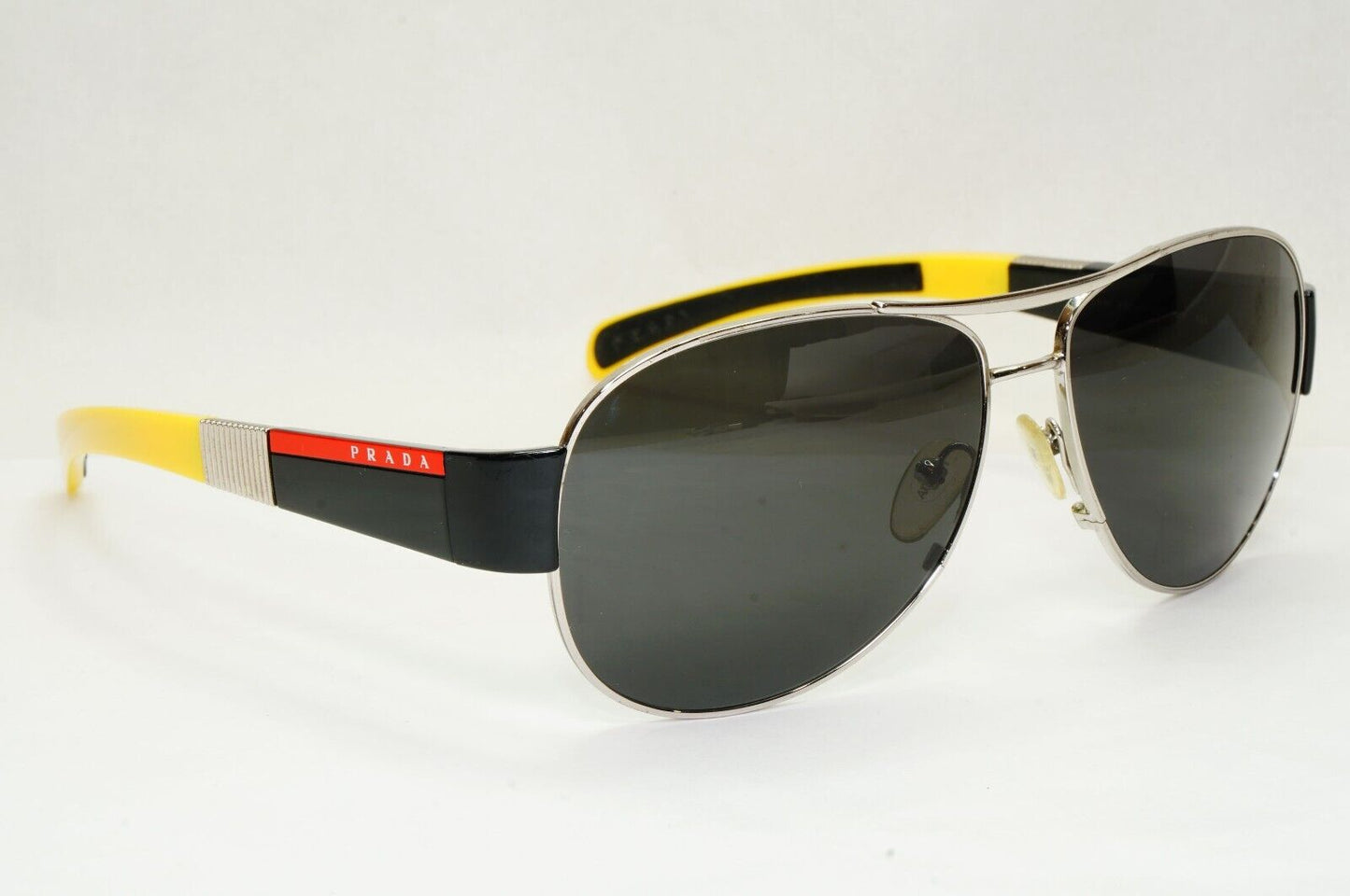 Prada Sunglasses 2006 Vintage Pilot Black Rossa PS51HS SPS 51H 7OT-3M1 111223