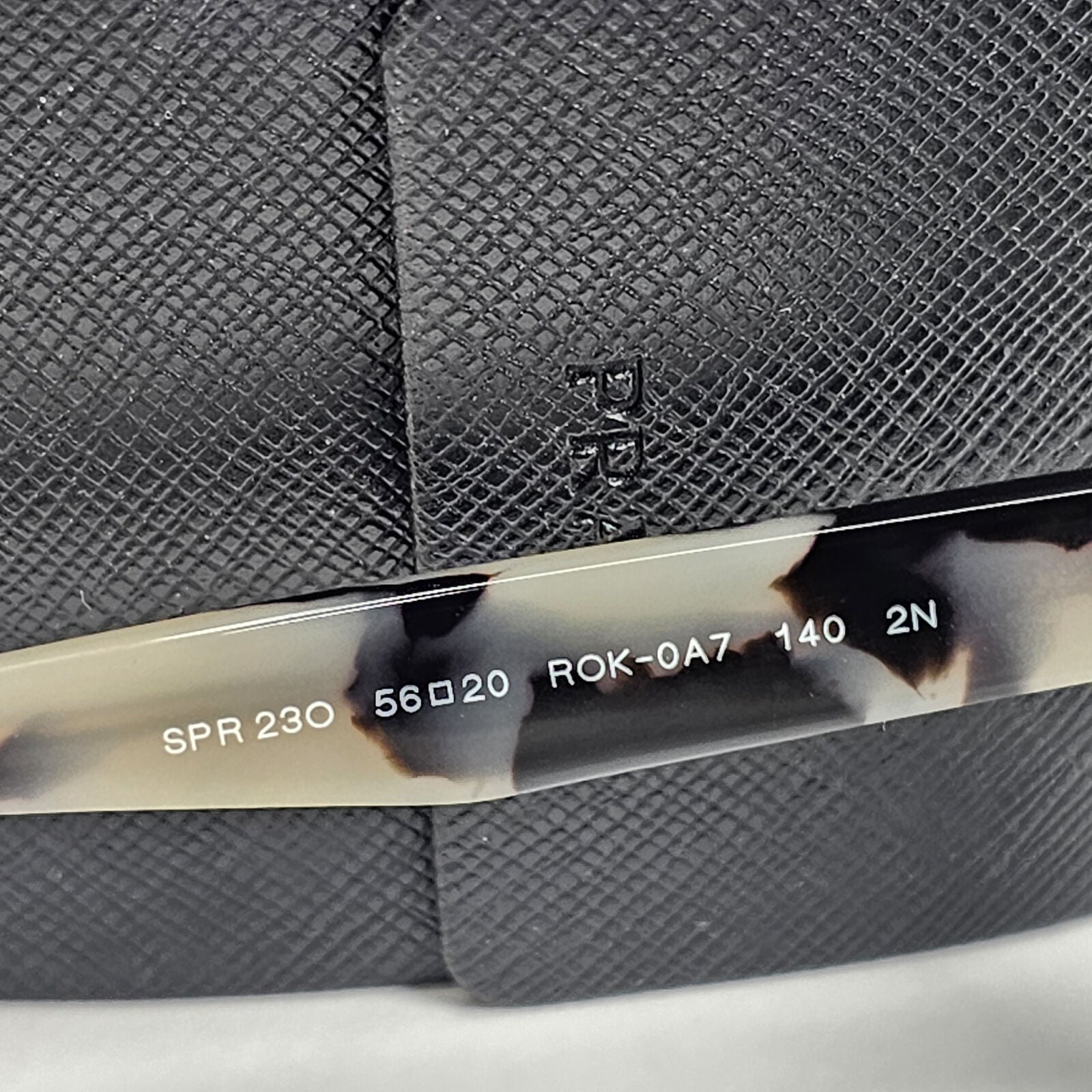 Prada Sunglasses 2012 Vintage Square Black Marble PR23OS SPR 23O ROK-0A7 070224