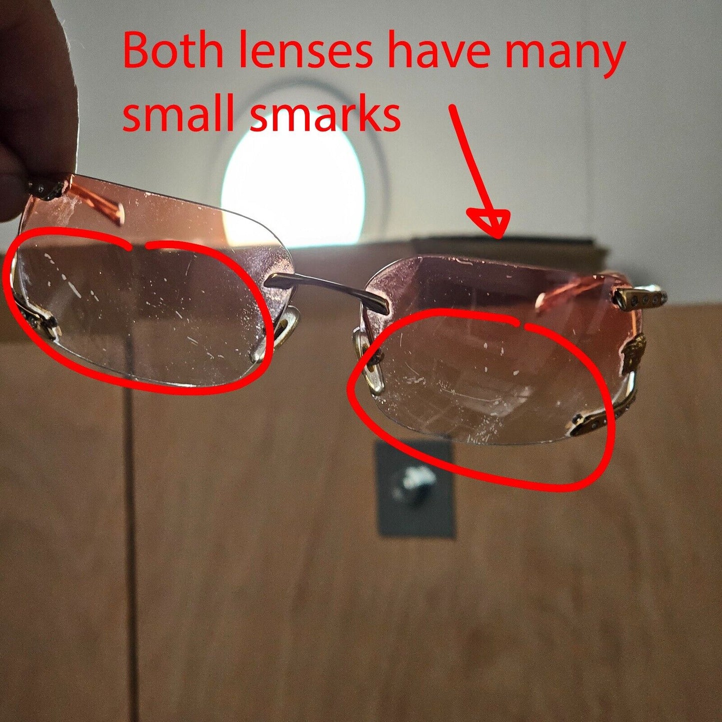 Versace Sunglasses 2004 Vintage Rimless Gold Medusa MOD N86-H N30/536 280924
