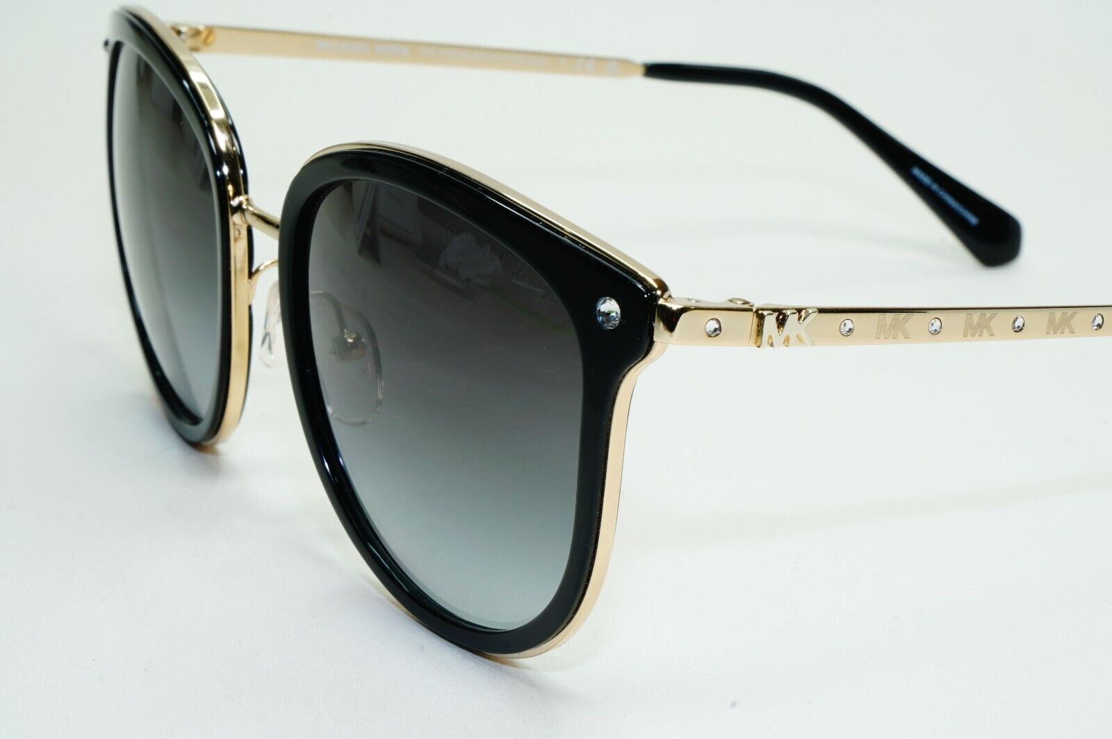 Michael Kors Sunglasses Black Gold MK 1099B Adrianna Bright 3005/8G 151124